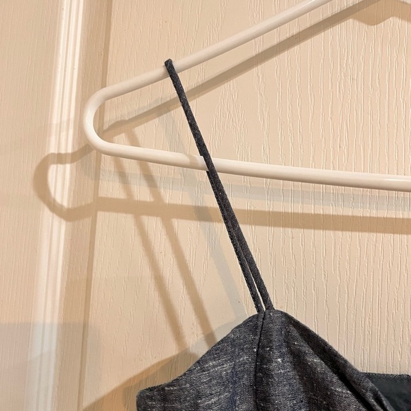FINAL PRICE DROP Madewell Chambray Tie-Front Cutout Cami Dress - Picture 10 of 14